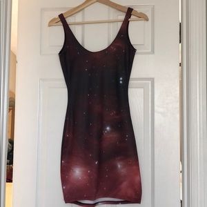 Red Galaxy BlackMilk Dress size XS